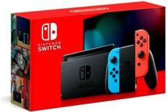 🔥 Nintendo Switch 32GB Game Console w/ 2 Neon Blue/Red JoyCon V2 Model FDX 2Day