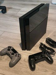 Sony PlayStation 4 500GB PS4 Console W/ 2x Controllers And Cords Model CUH-1115A