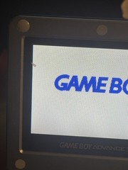 VG Nintendo Gameboy Advance GBA SP AGS 101 Pearl Blue With Games