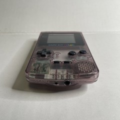 GameBoy Color Clear Atomic Purple Console Nintendo Read Description