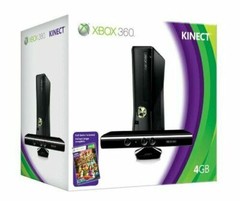 Microsoft Xbox 360 S Gaming Console and Kinect – Black