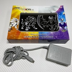 Nintendo New 3DS LL Solgaleo Lunala Black Limited Edition Console CIB 6941