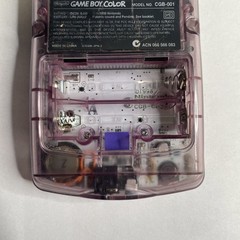 GameBoy Color Clear Atomic Purple Console Nintendo Read Description