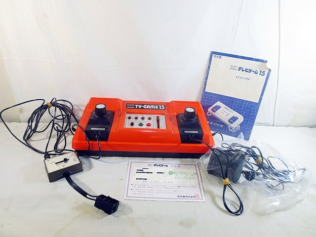 Not Working Nintendo Color TV GAME 15 Console Model CTG-15V with Box, Manual RF