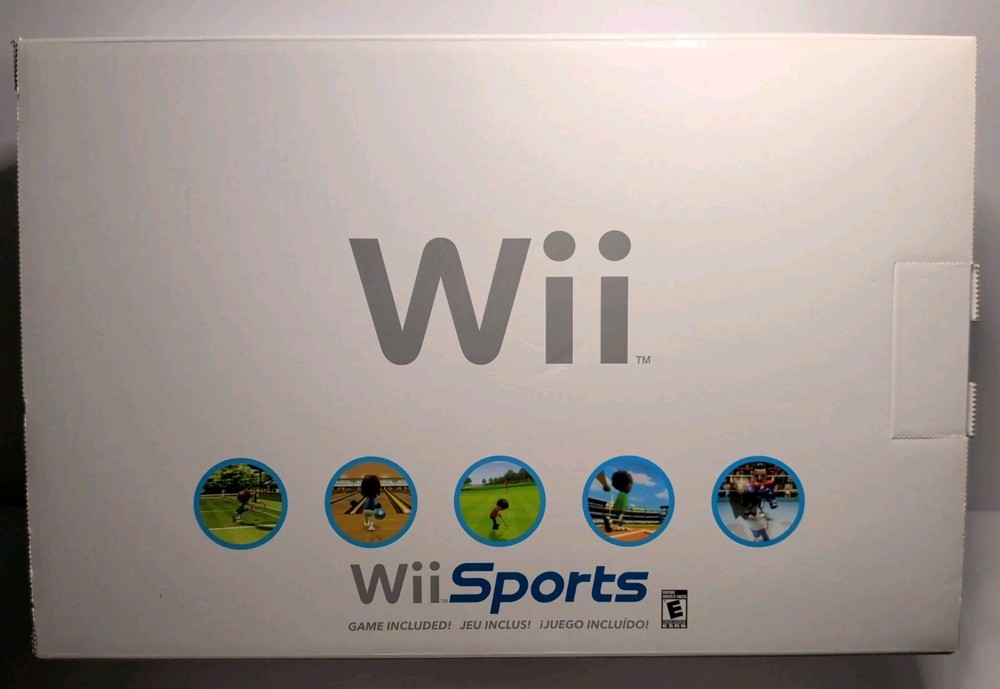 Nintendo Wii White Console with Wii Sports • Never Used • Brand New • Open Box