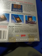 Vintage Sega Genesis Game Geni Code Book and Cartridge