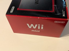 Wii Mini Bundle: Mario Kart – Red (Nintendo Wii Mini) No Game/controllers