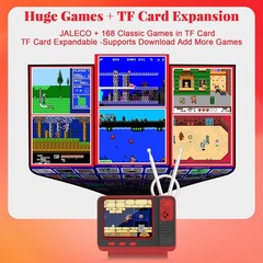 Retro Game Console – JALECO + 168 Classic Games, 2.4G Wireless 2-Player, 3.0 Inc