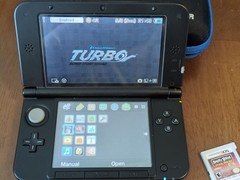Nintendo 3DS XL LL Metallic Black Console W/ Case, Games, 16GB SD Card