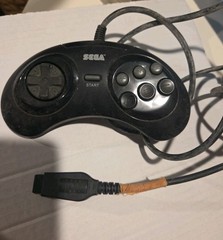 Original SEGA GENESIS 16 Bit High Def Console MK-1601 Controller & Power Adapter