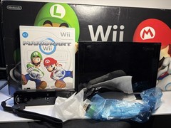 Nintendo Wii Mario Kart Bundle |Sealed Mario Kart| | Tested , READ DESCRIPTION |