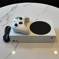 Microsoft Xbox Series S 512GB White Console w/ Controller & Power Cord