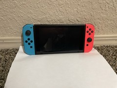 Nintendo Switch Console Neon Blue and Red Joy-Con Handheld Mode