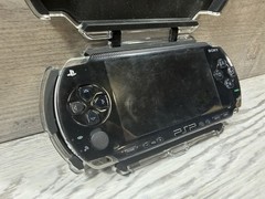 Sony PSP-1001 Handheld Console Black Wi-Fi Clear Protective Case – No Charger