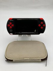 Sony PSP-3000 Red Black Console Tested Working Japan w/ Case