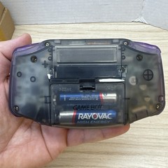 Nintendo Game Boy Advance Custom IPS V3 Backlit 720×480 Clear Black Purple