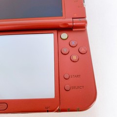 【Dual IPS】New Nintendo 3DS LL XL Metallic Red Console Stylus Japan Tested Rank A