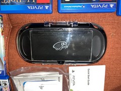 Sony PS Vita OLED 3G WiFi PCH-1101 Huge Bundle w/7 Brand New Games 8 Used