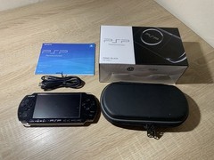1160 PlayStation Portable PSP 3000 Piano Black Good TESTED