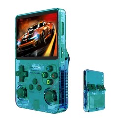 R36S Retro Handheld Game Console 3.5″ IPS Linux System ARKOS Portable Gaming 64G