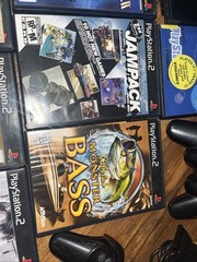 PlayStation 2 PS2 Slim SCPH-70012 TESTED w/ Games Controllers Cords