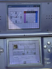 Nintendo DS Lite Enamel Navy Blue – Cleaned & Tested – Charger/Stylus & Game LOT