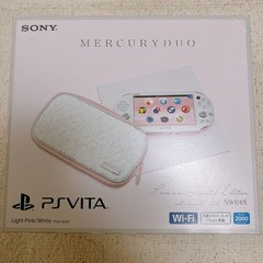 PlayStation PS Vita MERCURYDUO Premium Limited Edition Light Pink White with Box