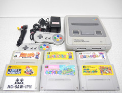 Nintendo Super Famicom SFC SNEC Bundle 6 games Super Mario ver. Free shipping