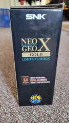 SNK NEO GEO NEOGEO X GOLD Limited Edition Console SYSTEM New Never Used AES