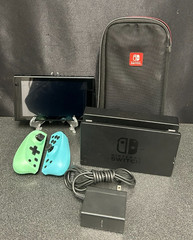 Nintendo Switch Console HAC-001 32GB W/Sandisk 128GB + Charger + Dock