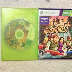 Xbox 360 Console 60gb Bundle 5 Games Kinect Wireless Adapter Controller Tested