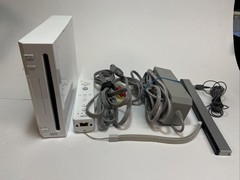 Nintendo Wii RVL-001 White Video Game Console Cables Wii Controller Tested