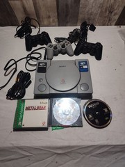 Sony PlayStation 1 Console Bundle 3 Controllers/Cords/10 Games/Two Memory Cards
