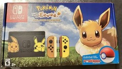 Pikachu & Eevee Edition Switch With Pokéball, Official Guide, & Pokémon Case