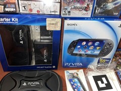 Sony PS Vita OLED 3G WiFi PCH-1101 Huge Bundle w/7 Brand New Games 8 Used