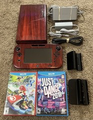 Nintendo Wii U Console Bundle With 2 WiiU Games Mario Kart 8 + Just Dance 2018