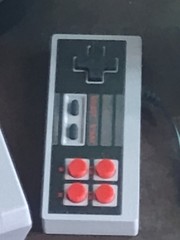 Nintendo NES Home Console Wired Gray Black Red with Two Controllers