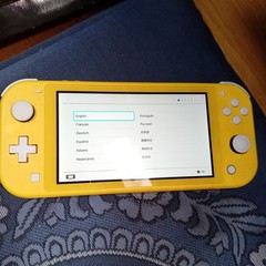 Nintendo Switch Lite Yellow W/ Power Adapter Japanese Region Free & Works