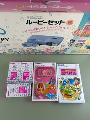 Casio Loopy My Seal Computer Console SV-100 SET 2Games From Japan
