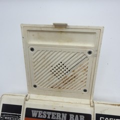 WESTERN BAR CASIO GAME WORKING CG-300 Japan 1984 – Missing Battery Cover – Read