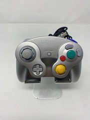 Nintendo GameCube Platinum Console Bundle DOL-101 w/ 2 OEM Controllers Tested