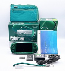 Sony PSP-3000 Console Green Rare Color Value Pak Box Region free – Excellent+