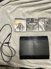 Sony PlayStation 3 Super Slim Cech 4201A 12GB Console With Power Cord And Games