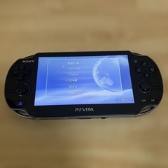 PS Vita 3G / Wi-Fi Model Crystal black PCH-1100 AB01 OLED Game Sony Japan