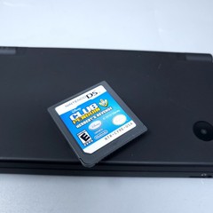 Nintendo DSi Matte Black Console + Stylus + Club Penguin Game Tested Working
