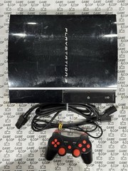 Sony Playstation 3 PS3 Fat CECHP01 Console 300GB w/controller Tested!!!