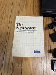 Vtg Sega Master System CIB Box Manual Inserts Console Controllers Games WORKS