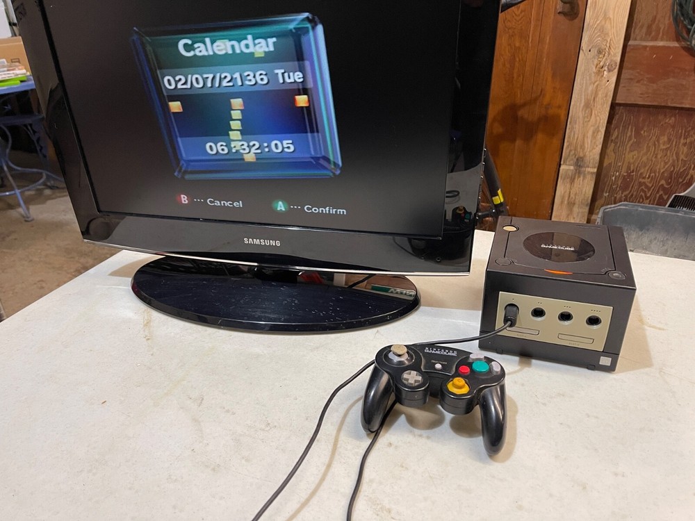 Nintendo GameCube Console DOL-001 (JPN) System – Cables + Controller *TESTED*