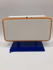 OEM USA Nintendo 2DS XL White & Orange Console System w/ Box, Charger & Inserts