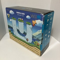 NO CONSOLE Nintendo Wii U Mario & Luigi Deluxe Set BOX ONLY